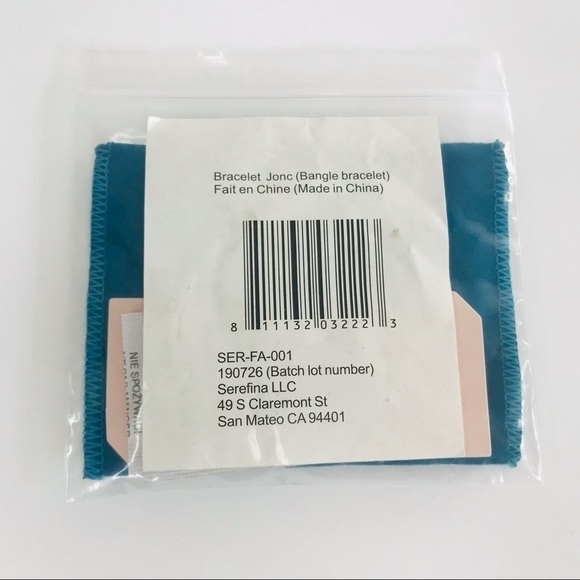 New! Serefina Anthropologie Gold Plated Rose Cut CZ Cuff Bracelet - Picture 8 of 9